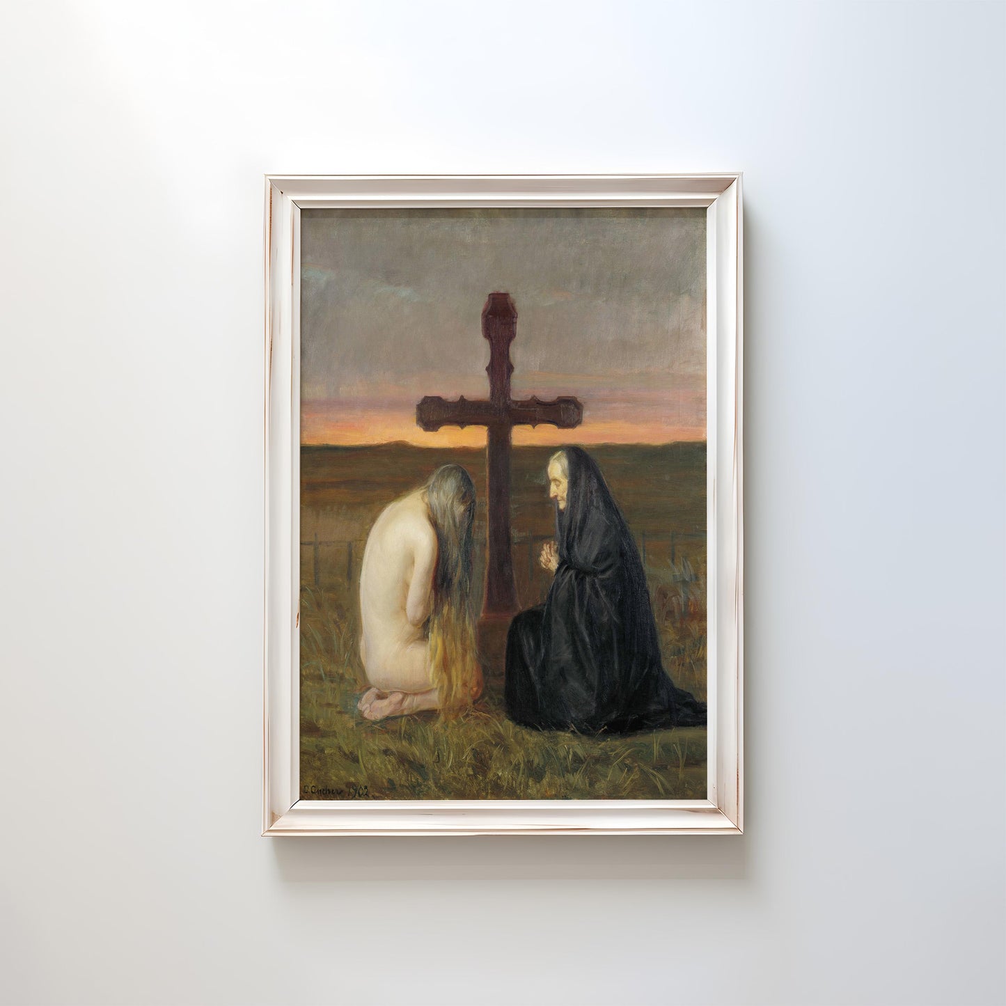 Grief by Anna Ancher 1902 | Danish Art Print (D0758)