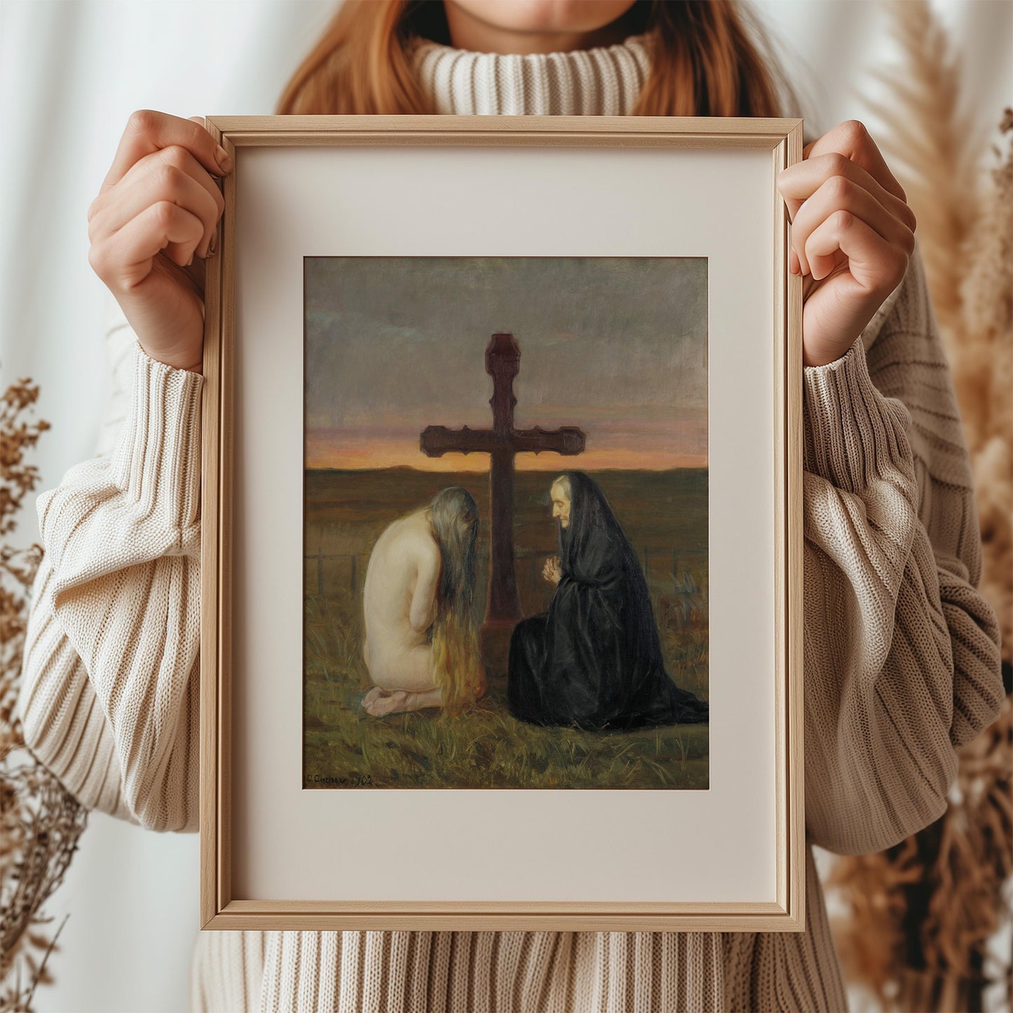 Grief by Anna Ancher 1902 | Danish Art Print (D0758)