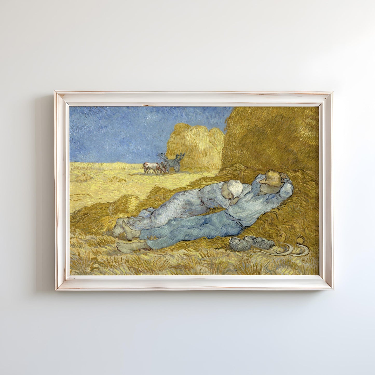 The Siesta (after Millet) by Vincent van Gogh 1890 | Post-Impressionist Art Print (D0709)