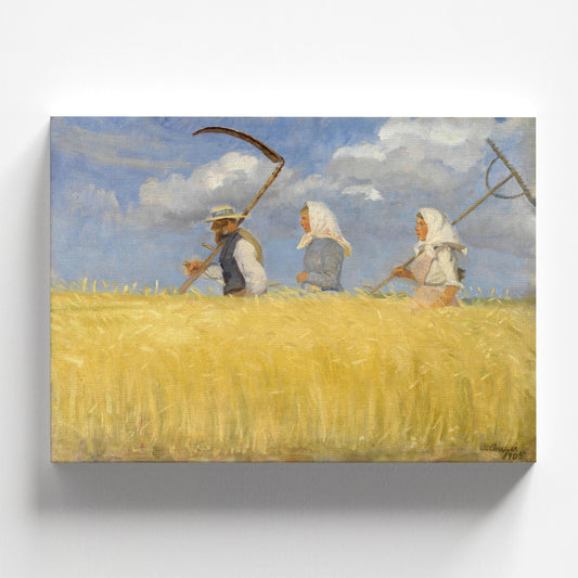 Harvesters by Anna Ancher 1905 | Danish Art Print (D0756)