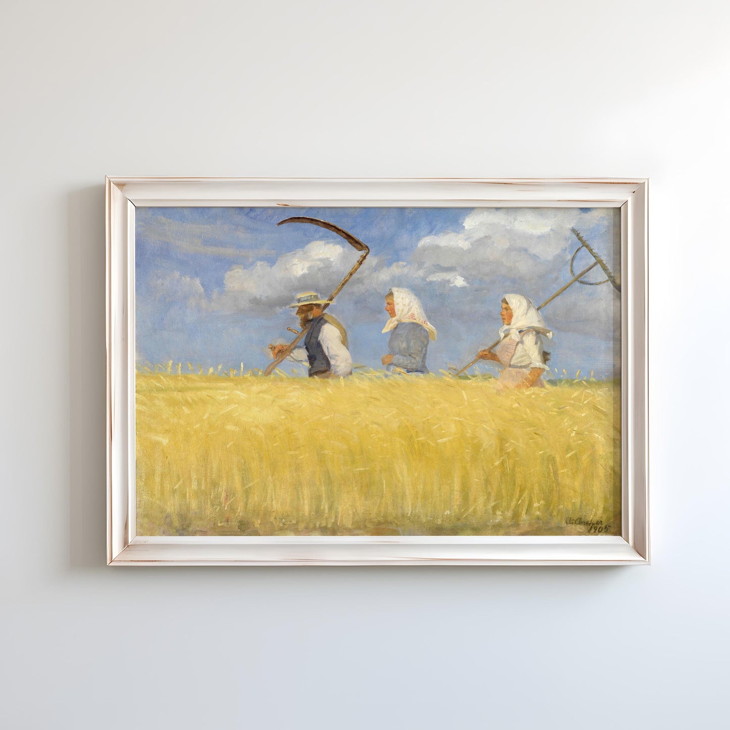 Harvesters by Anna Ancher 1905 | Danish Art Print (D0756)