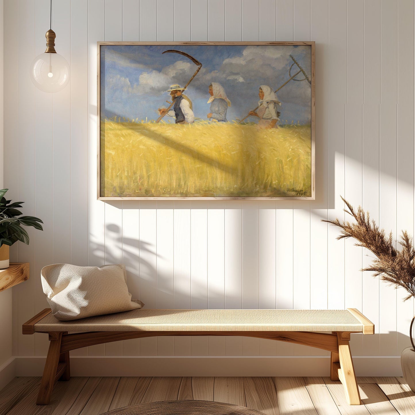 Harvesters by Anna Ancher 1905 | Danish Art Print (D0756)