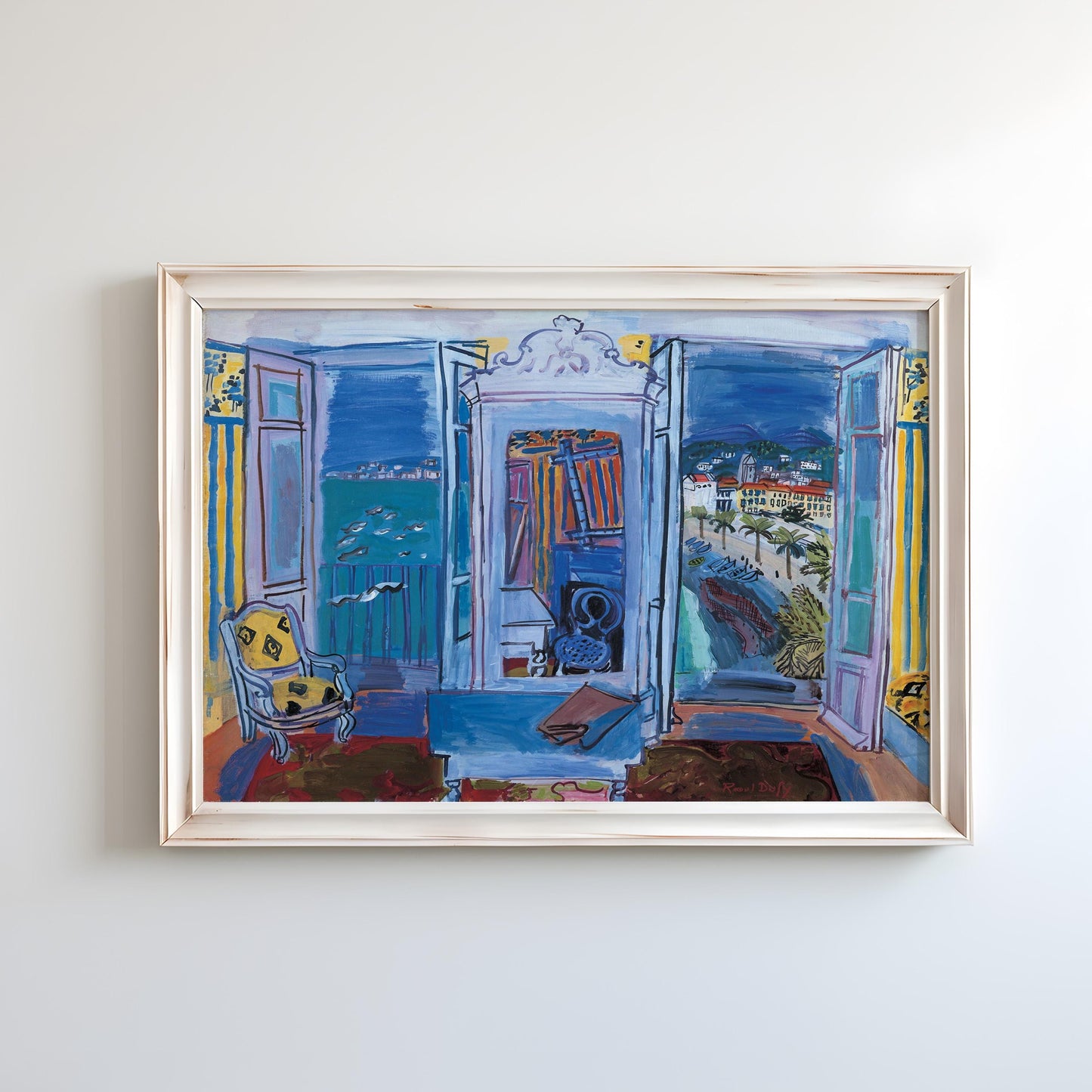 Window Opening on Nice by Raoul Dufy 1928 | Fauvist Art Print (D0747)