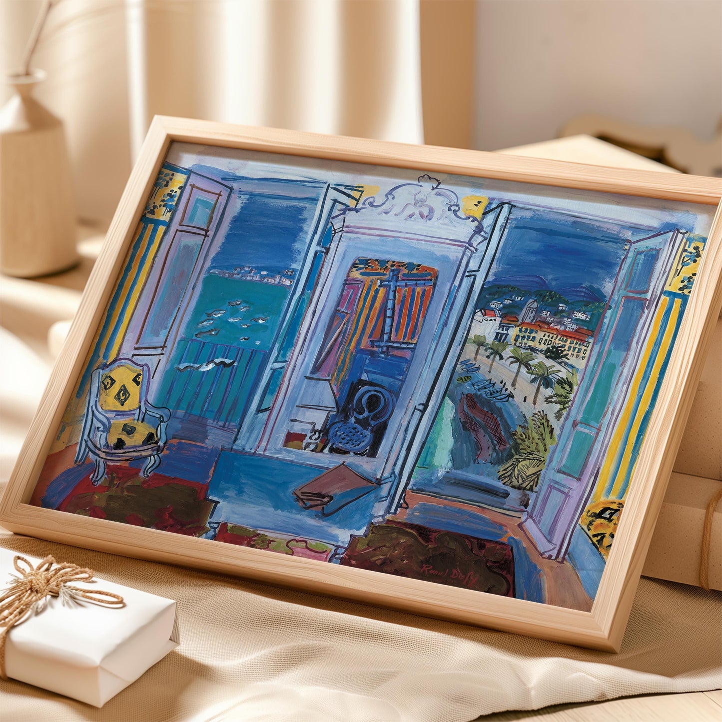 Window Opening on Nice by Raoul Dufy 1928 | Fauvist Art Print (D0747)